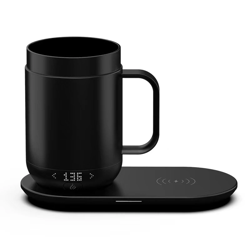 Electric Smart Mug Warmer Wireless Self Heating Coffee Cup USB Coffee Cup Warmer Wireless Charger Coffee Cup Warmer